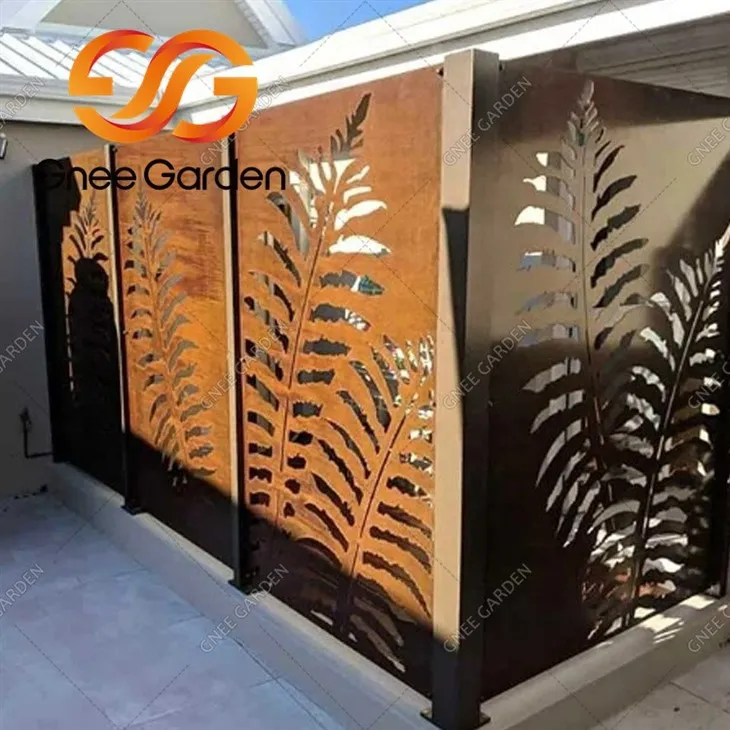 Corten Steel Fence