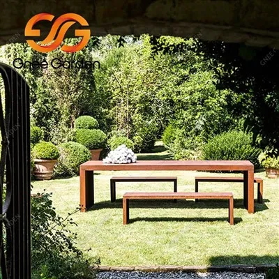 مبلمان شهری استیل هوازدگی