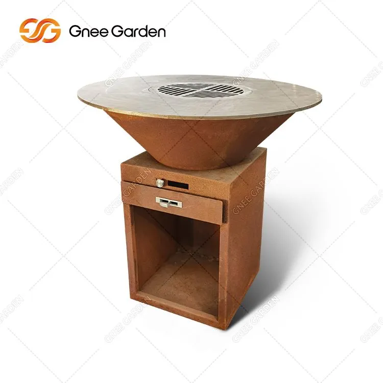 کوره آتش سوزی حیاط خلوت.