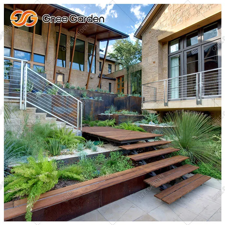 پله های کورتن مقاوم در برابر خوردگی