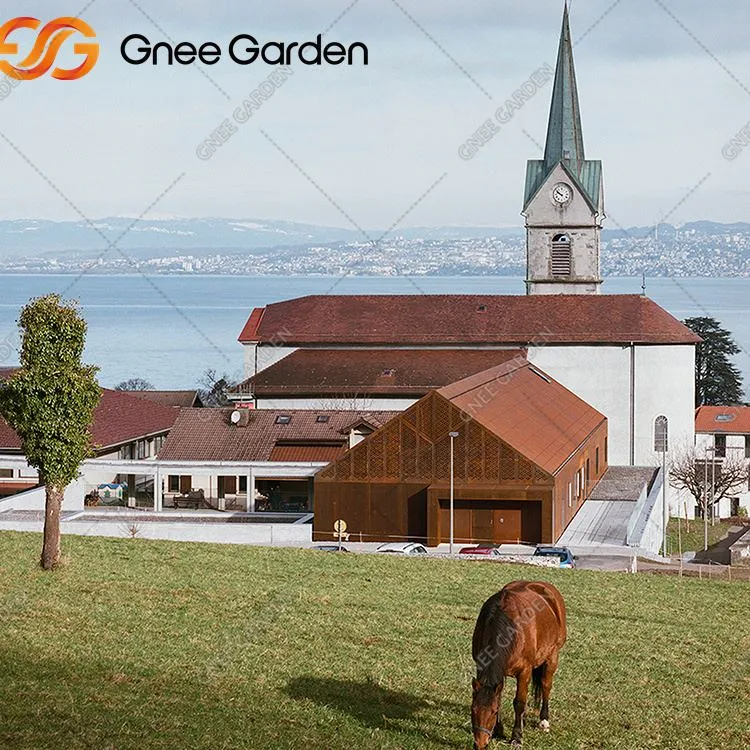 دیوار پرده نمای کورتن