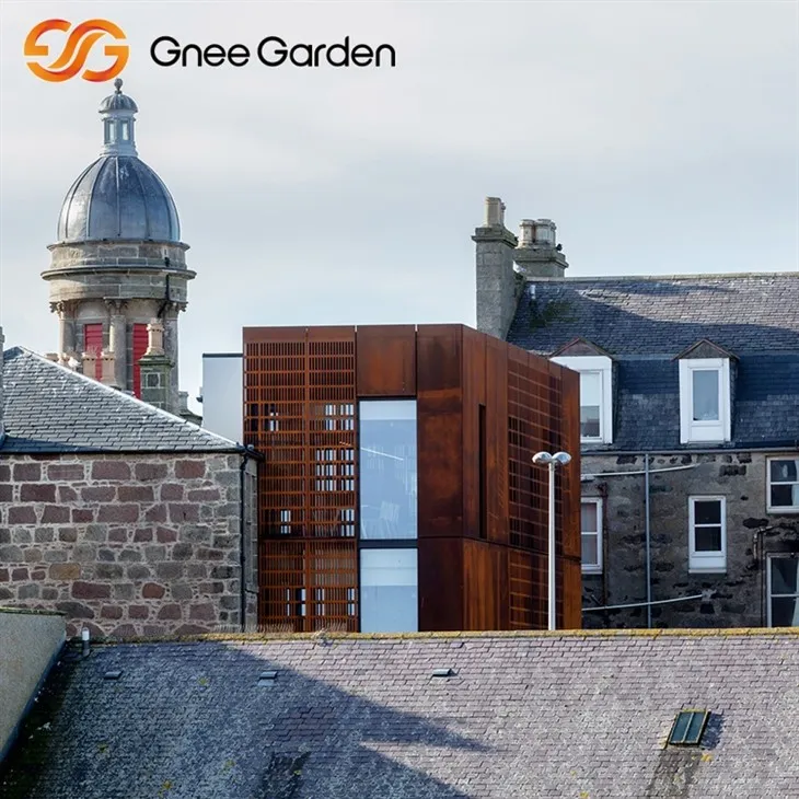 دیواره روکش فلزی کورتن بادوام بادوام