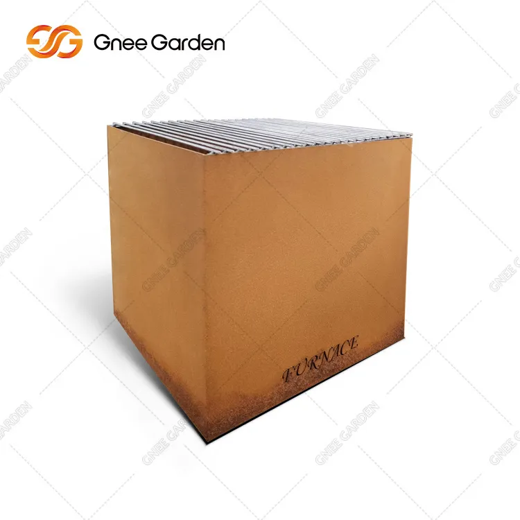 گودال آتش نشانی فولادی طراحی مدرن کورتن برای حیاط خلوت