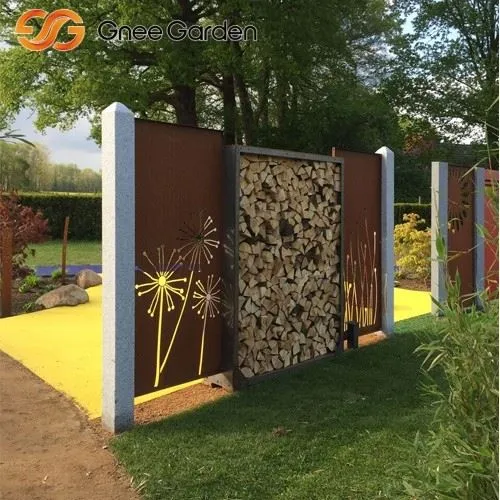 Corten Steel Metal Screen & Room Dividers
