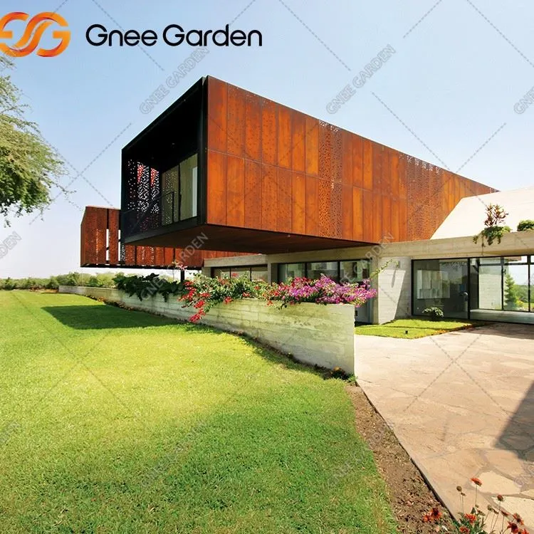 Corten Perforated Panel For Façade