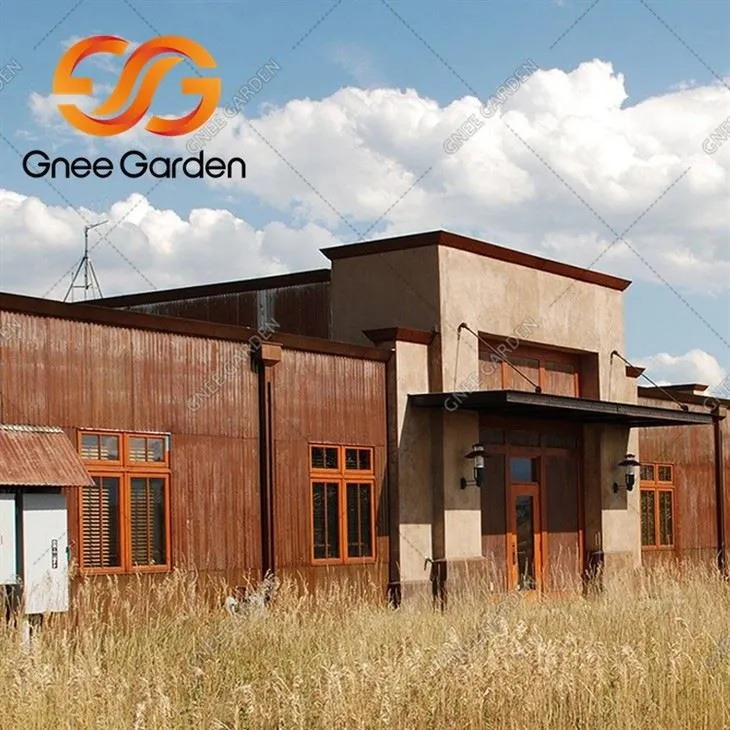 Corten standing seam panels