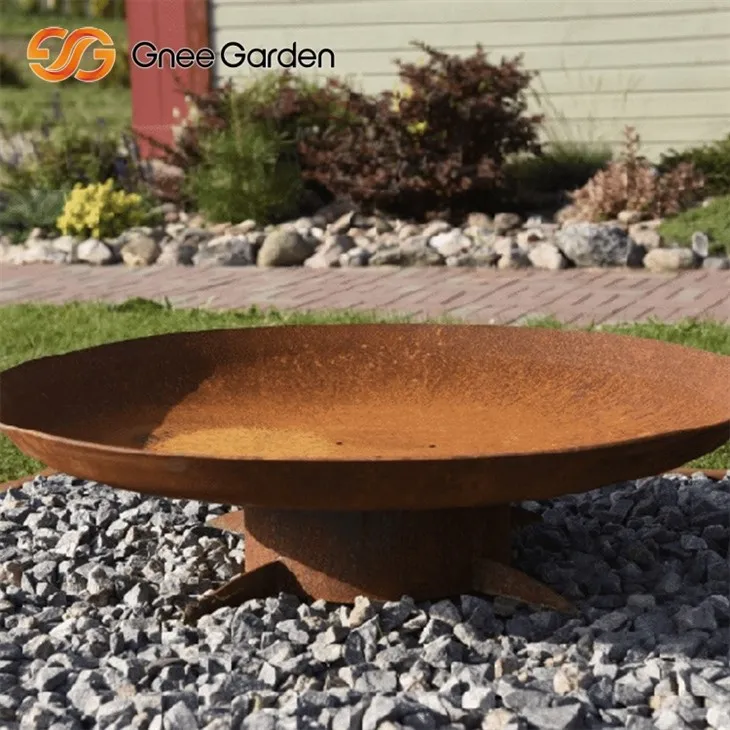 طراحی معاصر Pit Fire Fire Corten