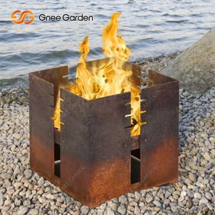 Corten   فولاد   BBQ   کوره   فضای باز   Coooking