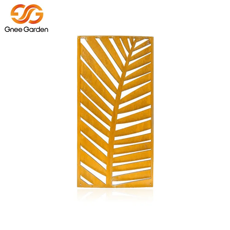 صفحه نمایش حریم خصوصی باغ Corten Steel