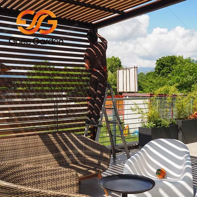 آلاچیق فضای باز با کیفیت عالی کورتن استیل