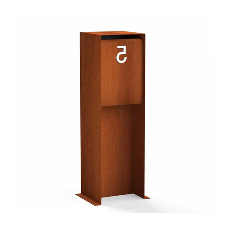 صندوق پستی کورتن استیل