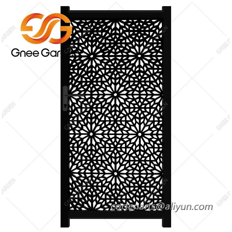 طراحی دروازه اصلی فولاد کورتن