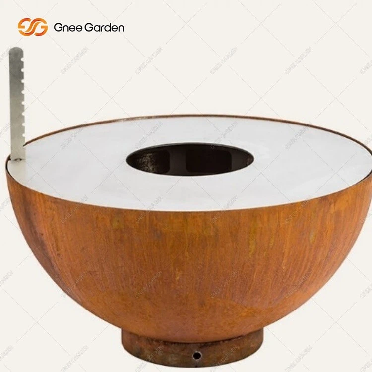 Corten Steel Fire bowl BBQ