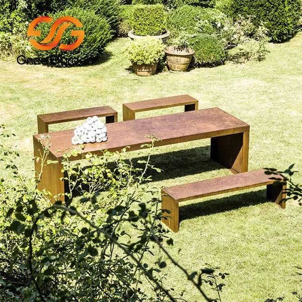 کورتن استیل خیابان و مبلمان پارک