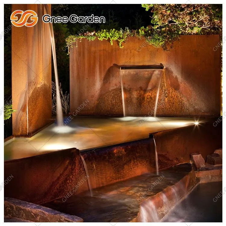 ویژگی آب فولادی کورتن