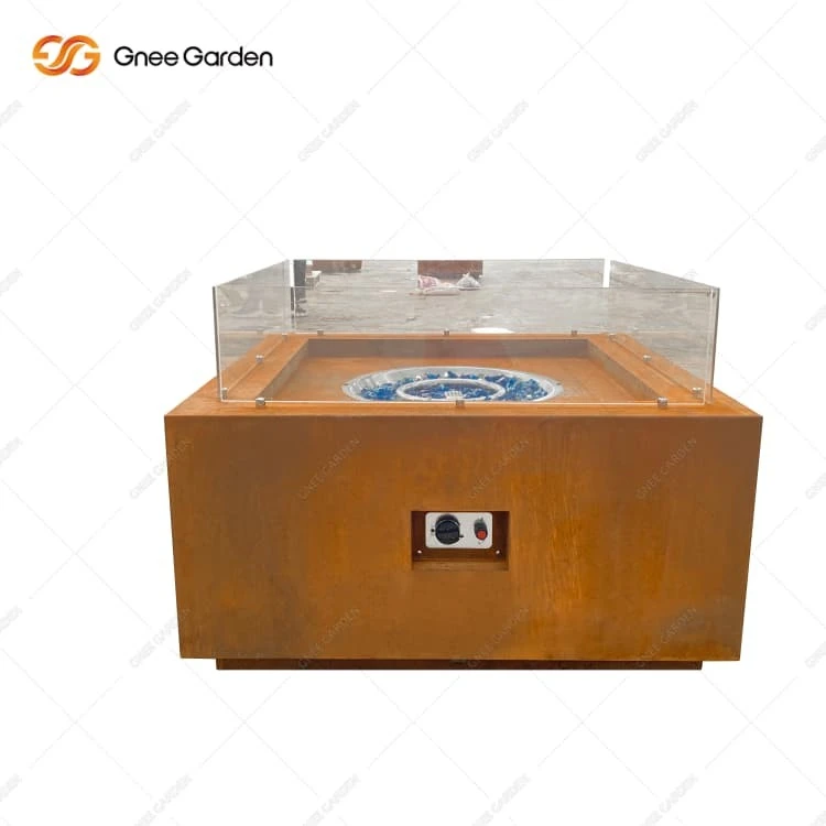 Corten Steel outdoor smokeless fire pit