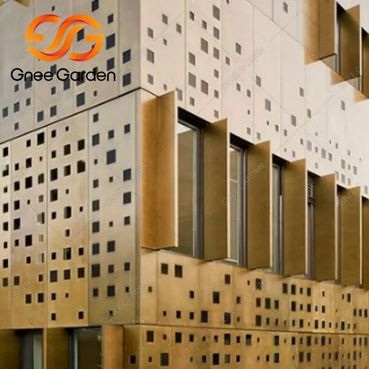 ساختمان مدرن روکش دیوار خارجی سفارشی