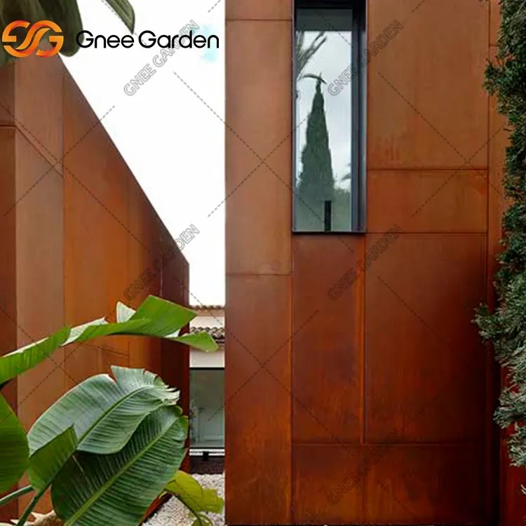 Decorative Laser Corten Curtain Wall