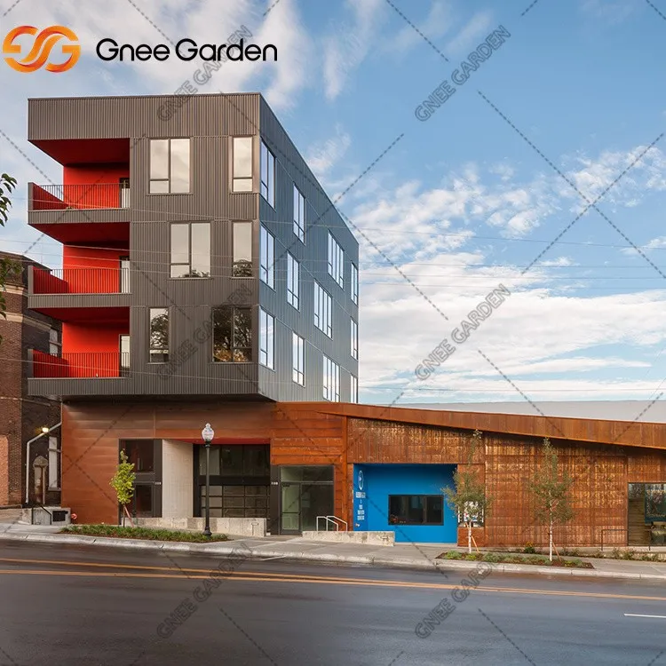 Decorative Laser Corten Curtain Wall