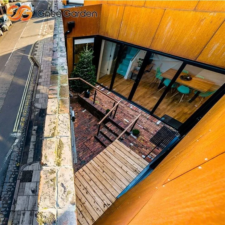 پانل های نمای مقاوم در برابر خوردگی فولاد کورتن