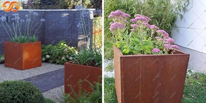 Corten Modern Planters for Garden Design Corten Modern Planters for Garden Design