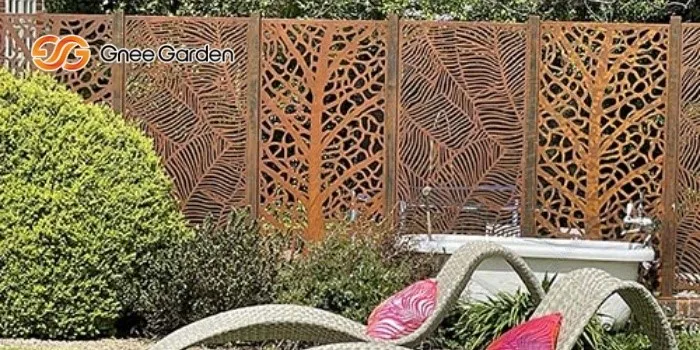Corten Steel garden screens Corten Steel garden screens
