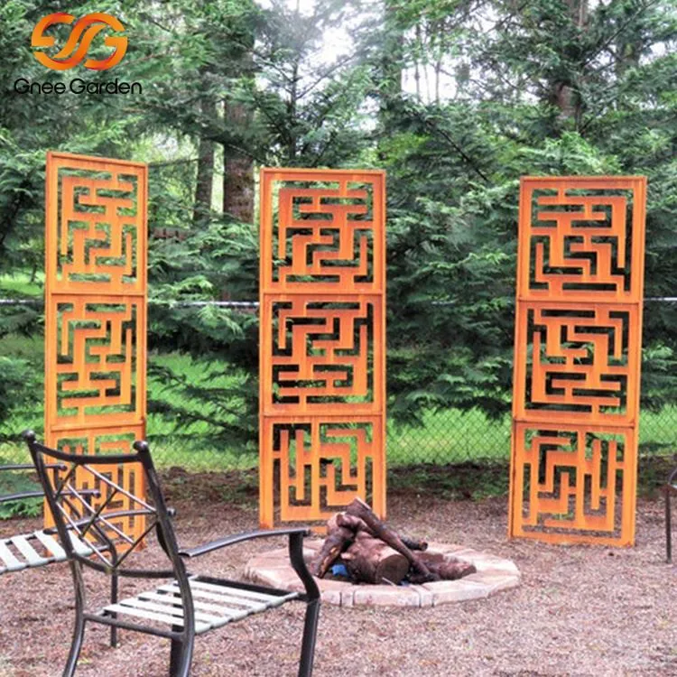 برش لیزری پانل های فولادی کورتن