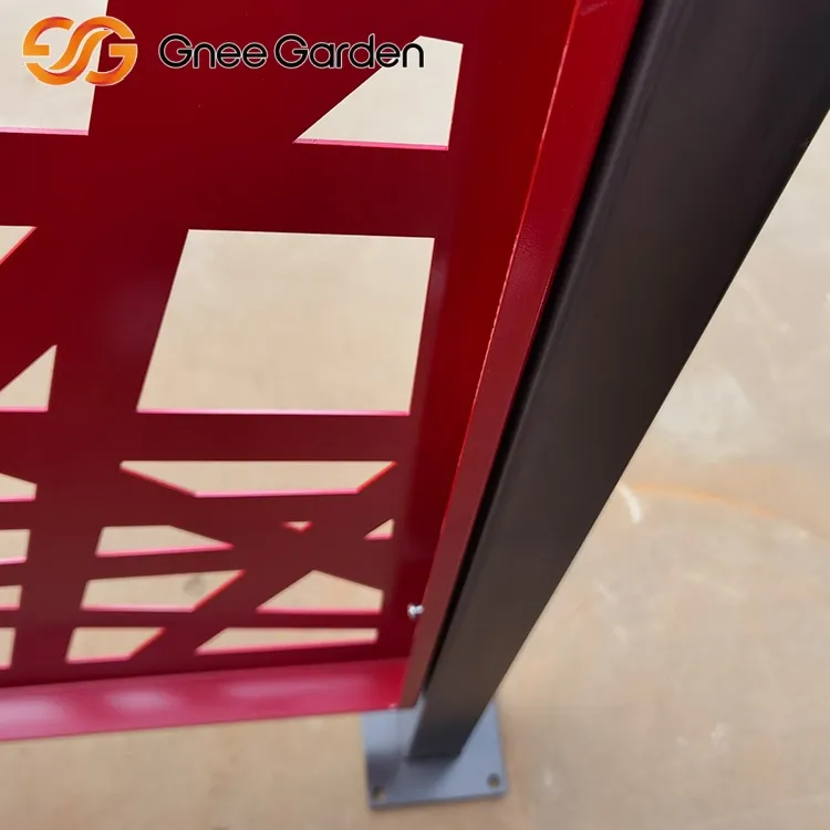 حصار صفحه نمایش طراحی هندسی مدرن قرمز