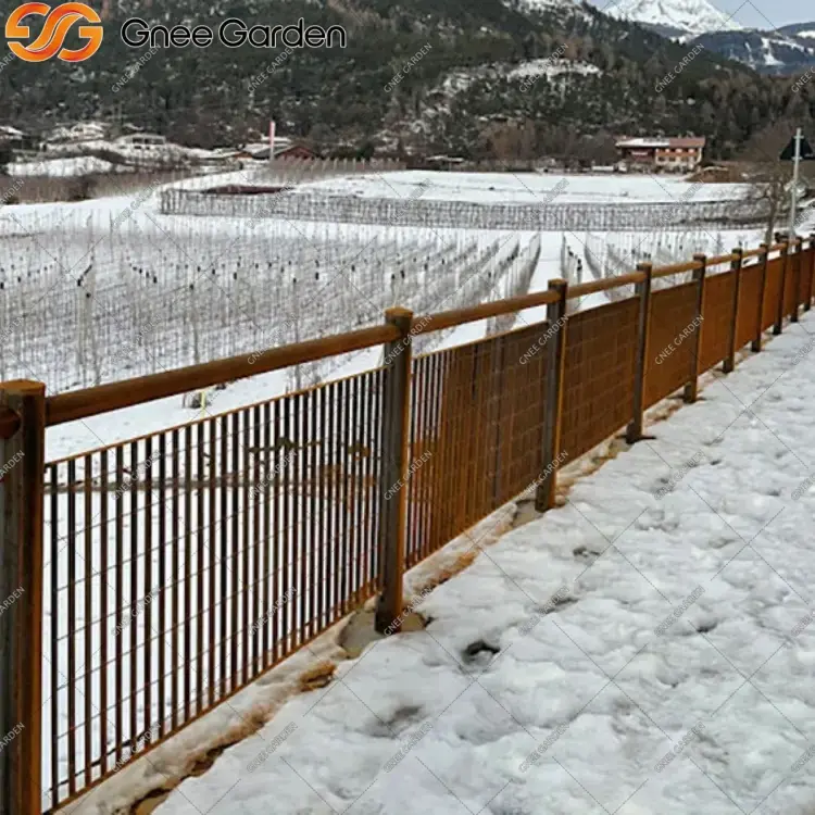 نقش زهکشی در طول عمر حصار فولادی کورتن