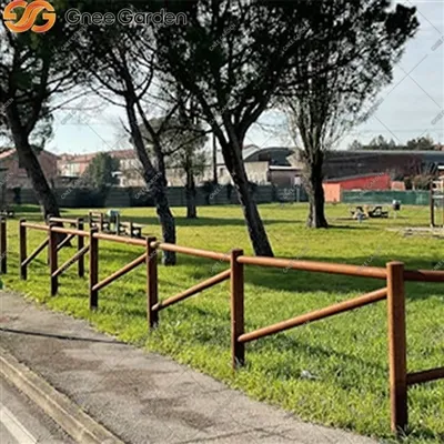 طرح های سفارشی در حصار مدرن فولاد کورتن