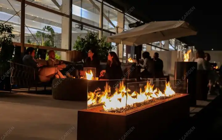 corten steel propane fire pit corten steel propane fire pit