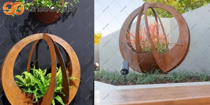 Corten Planters in Modern Landscapes Corten Planters in Modern Landscapes
