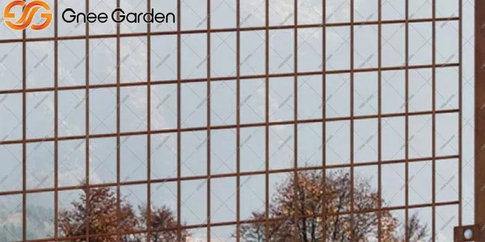 Weathering steel fence Weathering steel fence