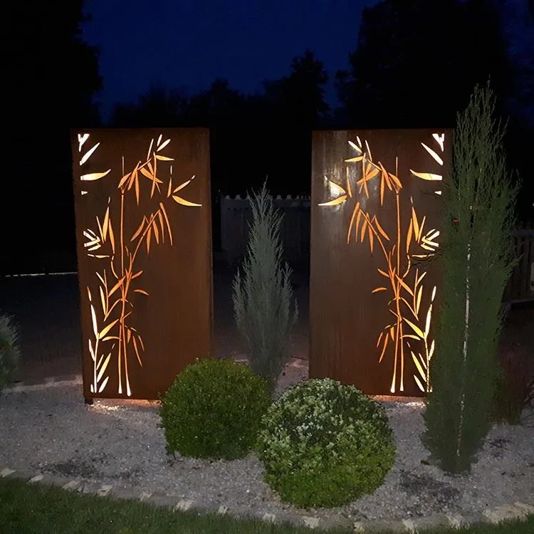 Outdoor Customized Corten Steel Screen