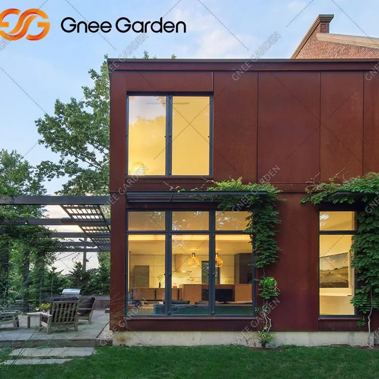 روکش دیواری کورتن در فضای باز