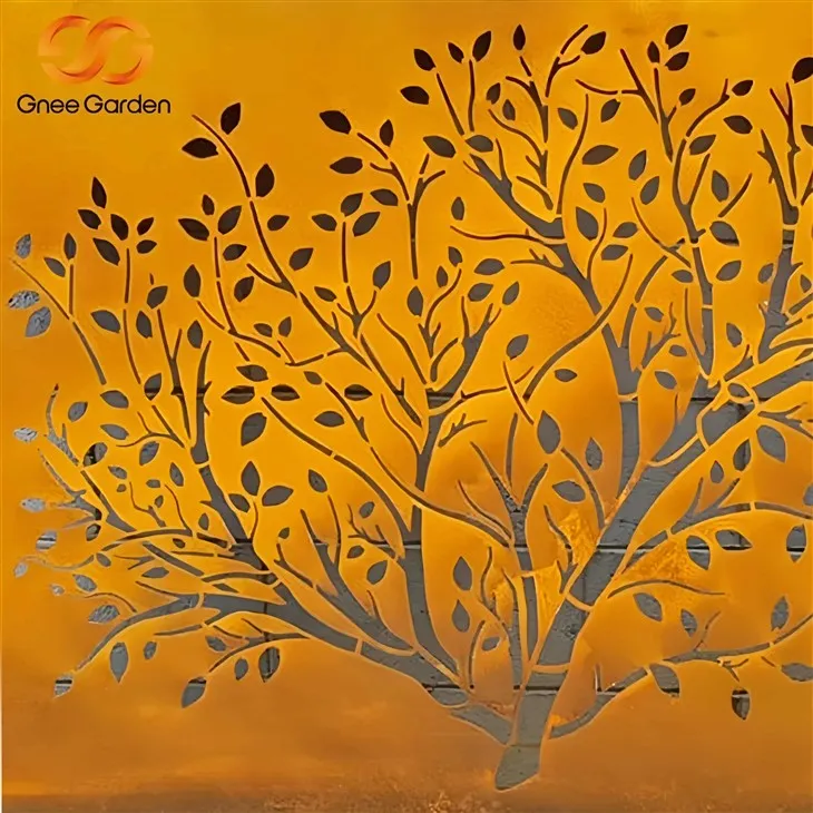 صفحه های فولادی کورتن برش لیزر برای پاسیو