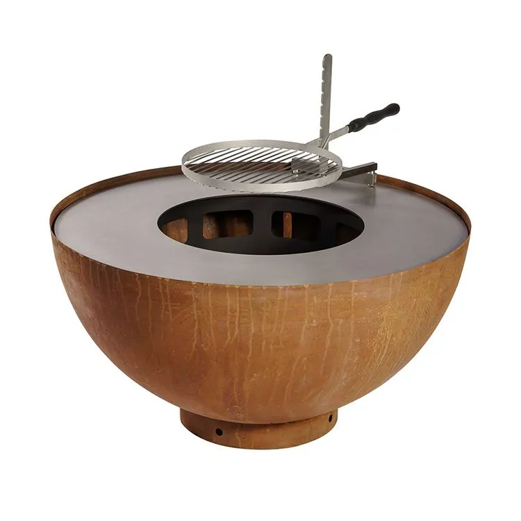 کباب پز کورتن فولادی زنگ زده