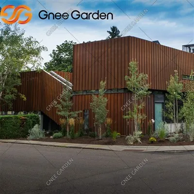 دیوار فولادی کورتن برای نمای ساختمان